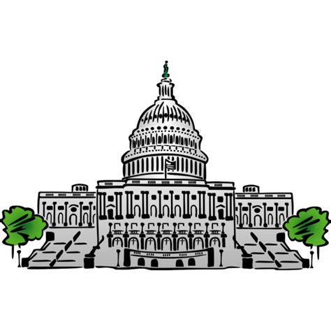 Us Capitol Building Clipart Style PNG, SVG Clip art for Web - Download ...