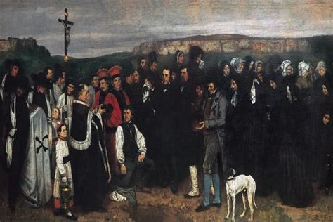 'Burial at Ornans (Un Enterrement a Ornans)' Art - Gustave Courbet | AllPosters.com