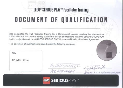 LEGO® SERIOUS PLAY® Facilitator - Marko Rillo