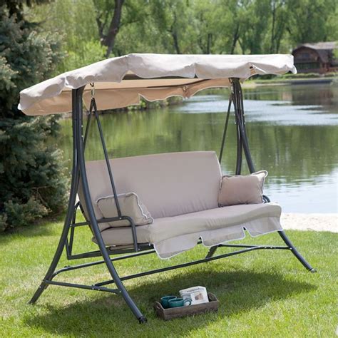 Unusual Outdoor Swings With Canopy For Adults in 2020 | Patio swing canopy, Canopy swing, Patio ...