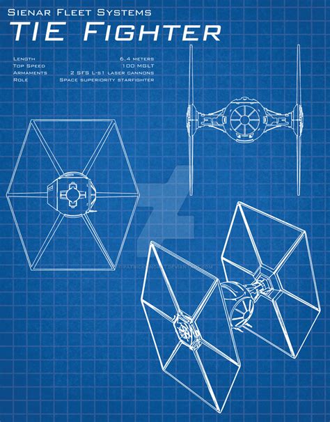 Star Wars Blueprints - TIE Fighter by patrickkingart on DeviantArt