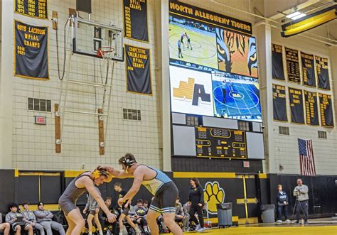 Video games: North Allegheny High School has installed 2 large videoboards in gym for sporting ...