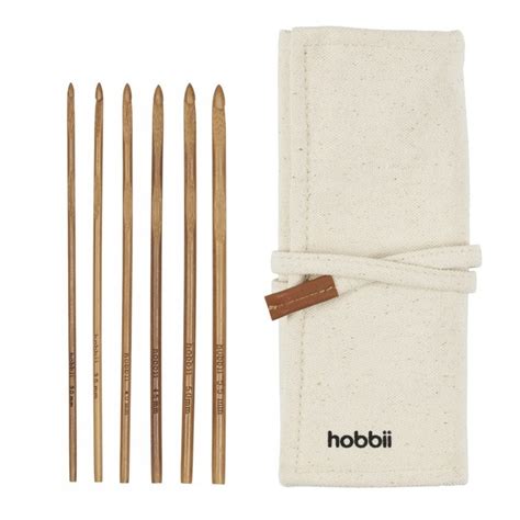 Bamboo Crochet Hook Set | Crochet Hooks | Hobbii - Hobbii.com