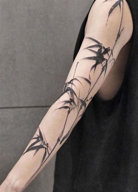 Bamboo Sleeve Tattoo | InkStyleMag