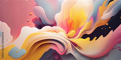 Amazing abstract wallpaper with soft pastel colors, 4k wallpaper ...