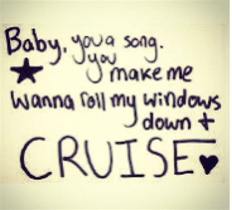 Cruise | Songs, Lyrics, Song lyrics