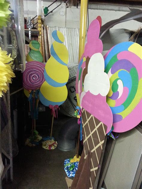 Candy land themed props Candy Land Birthday Party, Candy Land Theme, Ice Cream Birthday Party ...