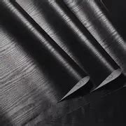 Black Self adhesive Wood Grain Wallpaper Waterproof Renovate - Temu