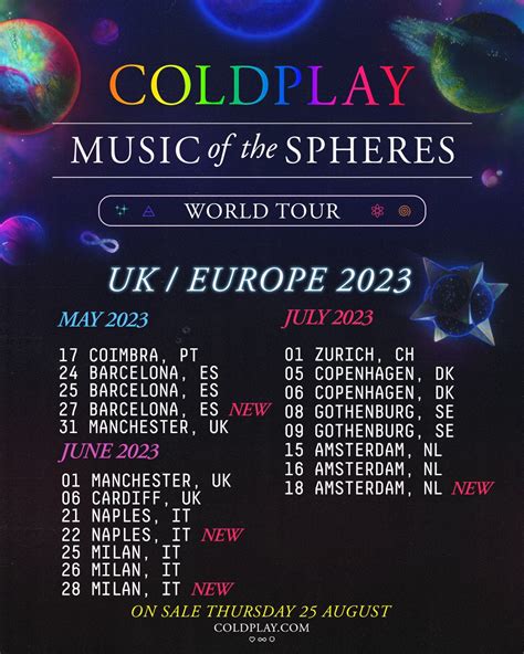 Coldplay Announce 2023 UK And European Shows: Tickets,, 49% OFF