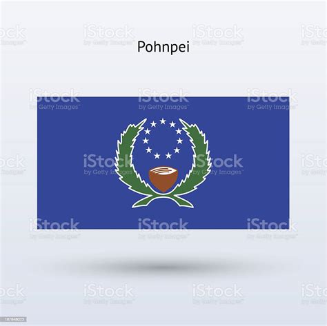 Pohnpei Flag Stock Illustration - Download Image Now - Clip Art, Curve, Design - iStock