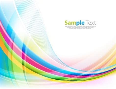 Abstract Colorful Wave Vector Background Illustration Free Vector ...