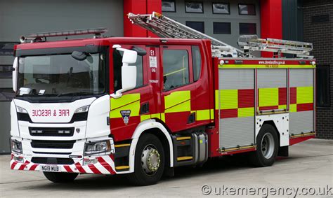 NG19 WUB Cleveland Fire Brigade Scania P320 / Emergency One – UK ...