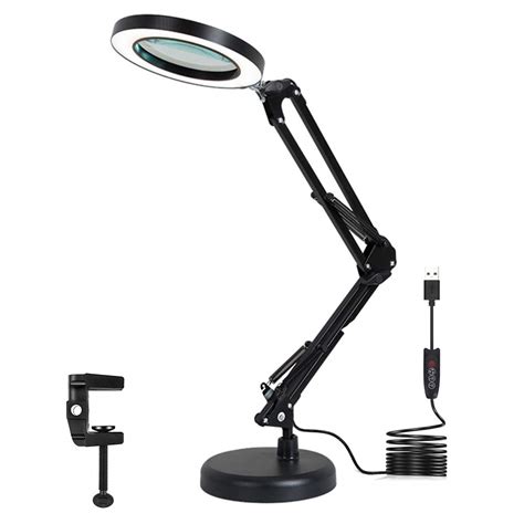 Buy Dotlite Flex Magnifying Lamp,Magnifying Glass with Light and Stand,2 in 1 Clamp Table & Desk ...
