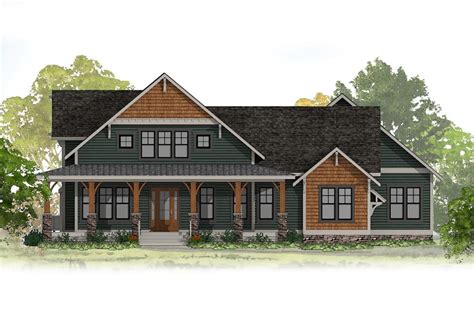 Craftsman House Plan with Laundry on Both Floors - 500050VV | Architectural Designs - House ...