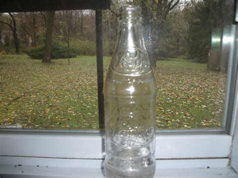 Dr. Pepper No Return 10 oz Vintage Etched Glass Bottle - Sodas