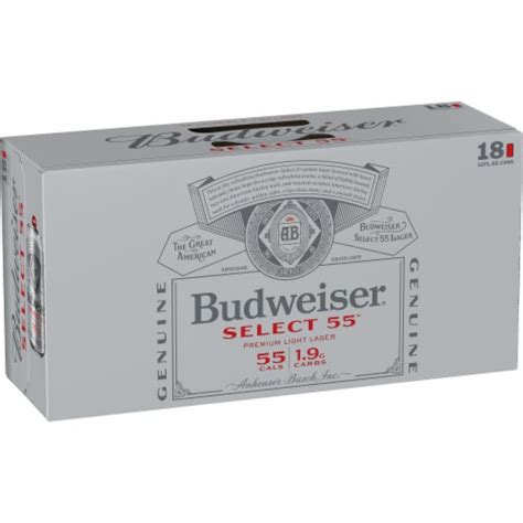 Budweiser Select 55 Light Beer, 18 pk / 12 fl oz - Ralphs