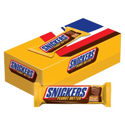 SNICKERS Peanut Butter Squared Singles Size Chocolate Candy Bars, 1.78 Oz. Pack, 18 Ct.Box ...