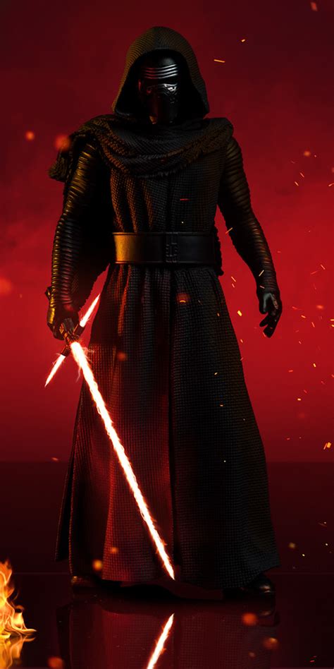 1440x2880 Kylo Ren With Lightsaber In Star Wars 1440x2880 Resolution Wallpaper, HD Movies 4K ...