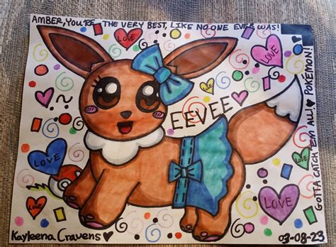 Eevee Fan Art by SasuNaruLover99 on DeviantArt