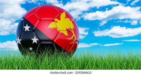 Soccer Ball Papuan New Guinean Flag Stock Illustration 2191064613 | Shutterstock