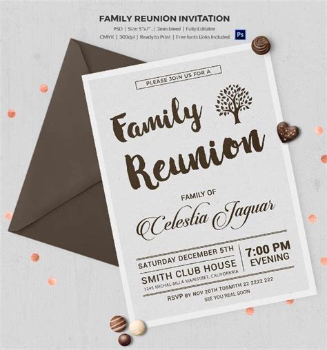 Family reunion templates for invitations free - yeenas