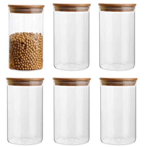 Clear Kitchen Canisters