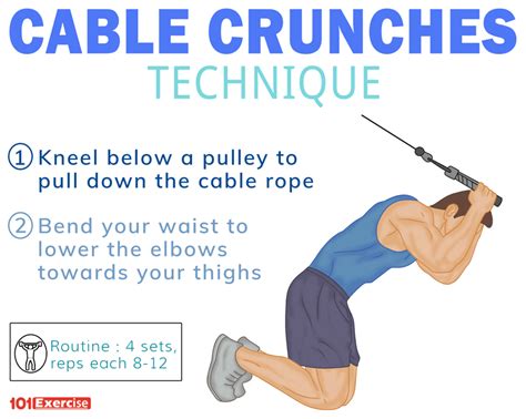 Cable Crunches: How to do, Technique, Kneeling Form, Alternatives ...