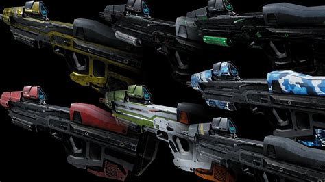 ArtStation - Assault Rifle Skins - Halo Infinite (Fan Made)