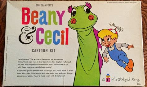 the sphinx: Beany & Cecil Cartoon Kit (Colorforms, 1962)