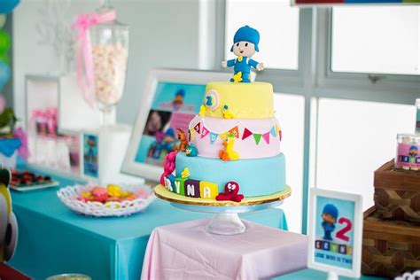 Kara's Party Ideas Girly Pocoyo Birthday Party Planning Ideas Supplies Idea Cake Decor