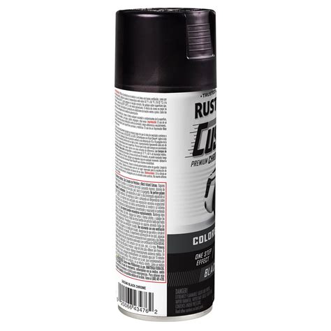 Rust-Oleum Chrome Black Premium Custom Spray Paint 10oz