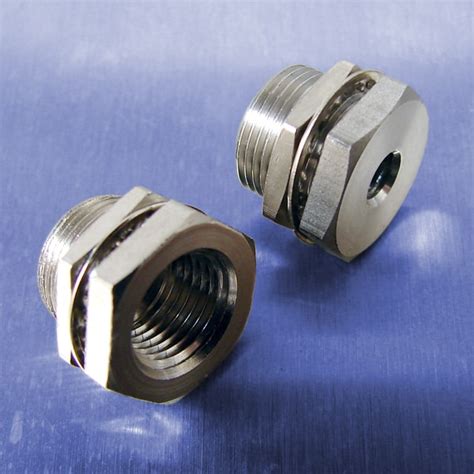 Bulkhead Threaded Fittings | Bulkhead Threaded Fittings | Pneumadyne