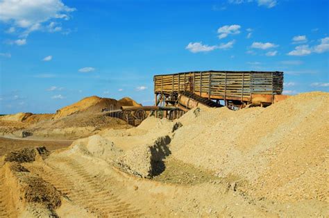 Gold Mining by the Hydraulic Method Stock Photo - Image of construction, landscape: 107133686