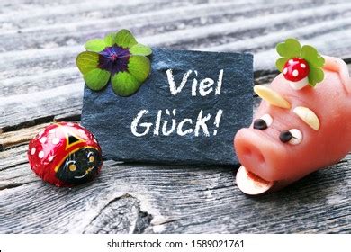 German Good Luck New Year Card Stock Photo 1589021761 | Shutterstock