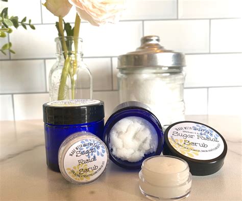 Sugar Face Scrub/smoothing Face Scrub/exfoliating Scrub/all - Etsy