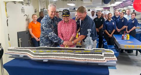 NAVY CREW MOVES ABOARD AIRCRAFT CARRIER GERALD R. FORD (CVN 78) - HII