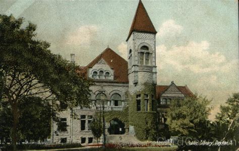 Public Library Dayton, OH Postcard