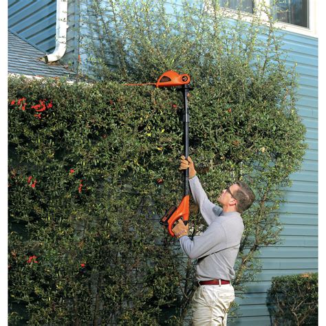 BLACK+DECKER LPHT120B 20V MAX Cordless Lithium-Ion 18 in. Pole Hedge Trimmer (Bare Tool)