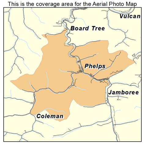 Aerial Photography Map of Phelps, KY Kentucky