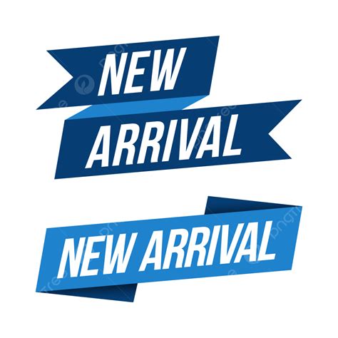 New Arrivals Clipart PNG Images, New Arrival Blue Color Label Transparent Background, New ...