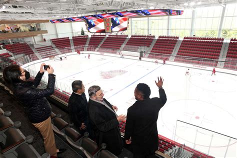 Sacred Heart hockey opens Martire Family Arena with sellout crowd