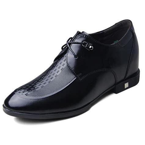 Breathable business formal shoes make you tall 7cm / 2.75inch ...