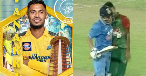 Watch: Old video of MS Dhoni pushing Mustafizur Rahman goes viral after ...