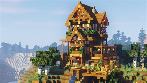 Minecraft Wooden House Schematic