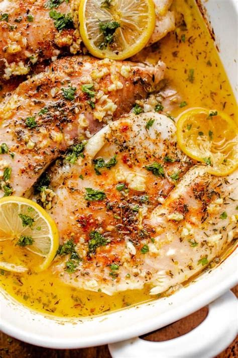 Garlic Butter Oven Baked Tilapia Recipe | Diethood