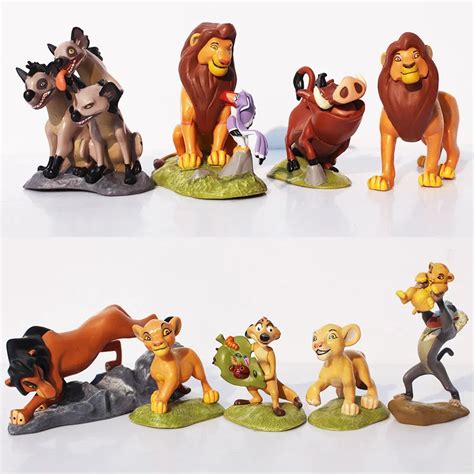 9pcs/Set The Lion King Simba Nala Timon Model Figure PVC Action Figures ...