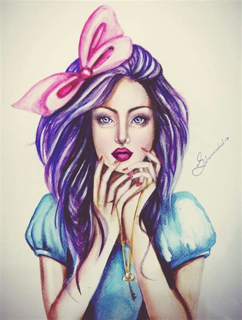 Girly m drawing. | Formas