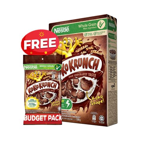 Nestlé Koko Krunch Chocolate Cereal Box (Free Koko Krunch Chocolate Cereal 80 gm) - Online ...