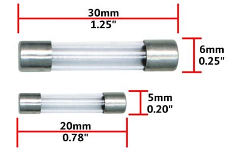 Glass Fuse AGC/3AG (6mm x 30mm) 0.25-inch x 1.25-inch