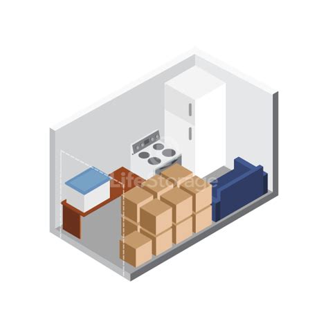 10x15 Storage Unit at Life Storage | Storage unit, Storage rental, Life ...